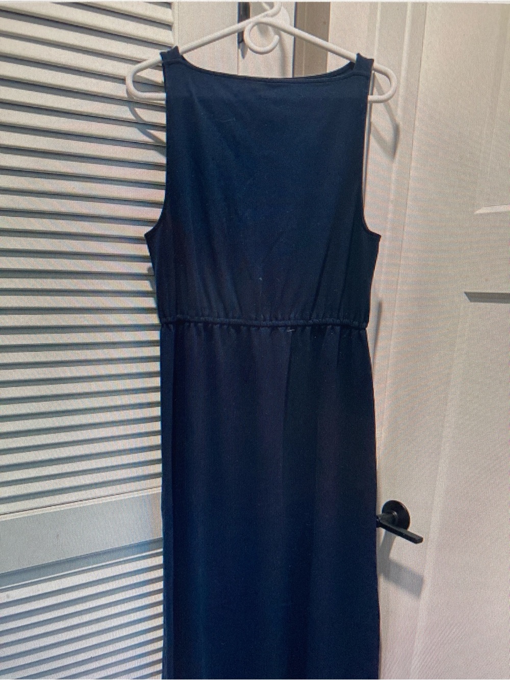 Lulu's Navy Sleeveless Maxi Dress